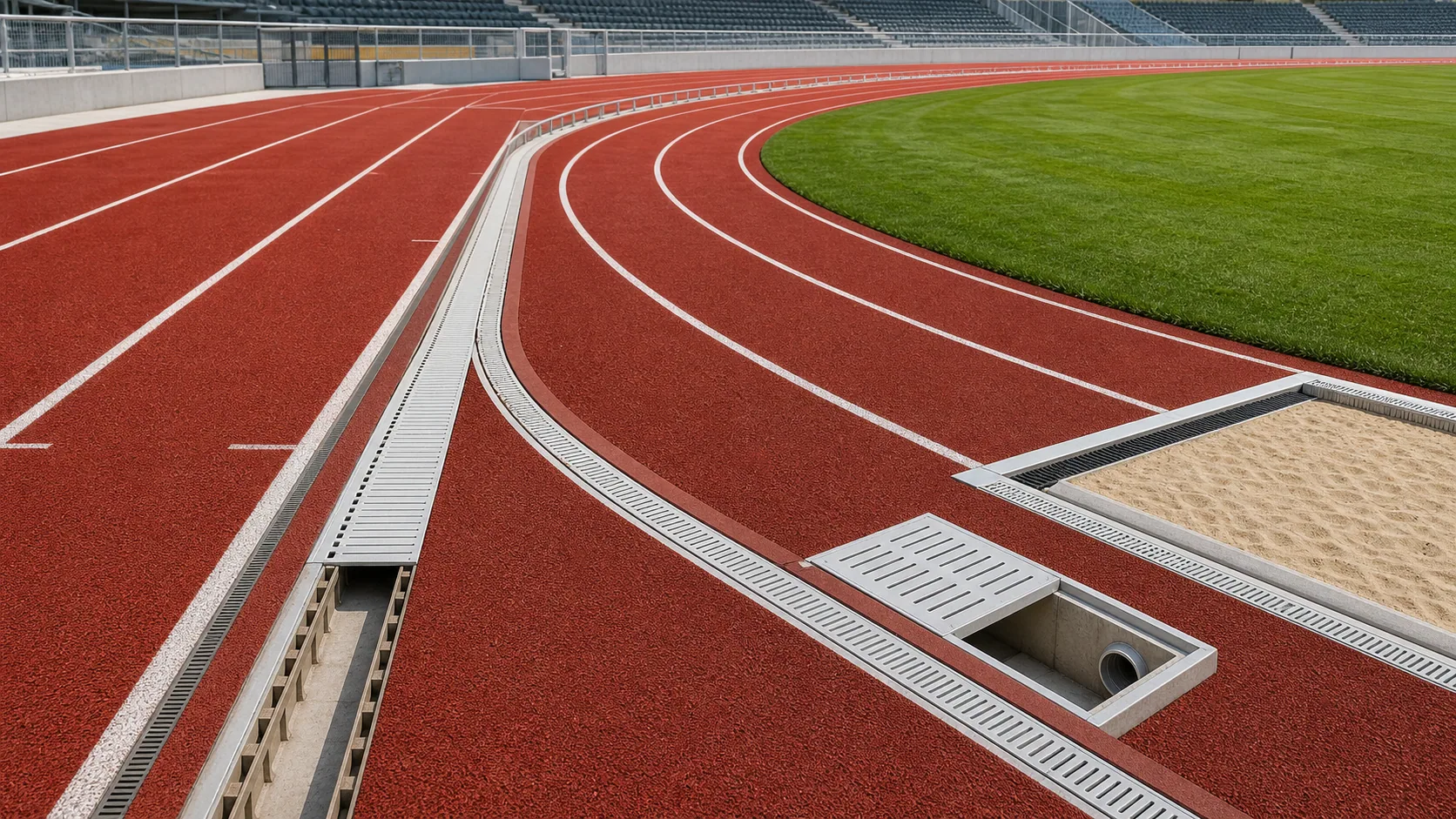 ATHLETICS TRACK DRAINAGE MANUFACTURER